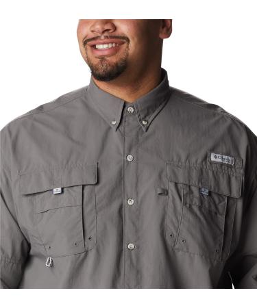 Columbia Men's Bahama II Long Sleeve Shirt - City Grey, Size Large - Buy Online on GoSupps.com