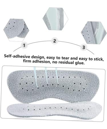 FRCOLOR Heel Pads - 4 Pairs Anti-Wear Back Stickers for Casual & High Heels | Gel Sponge Insole Feet Protector - Black 18x10.5cm - Buy Online on GoSupps.com