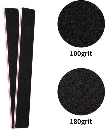 Buy Reusable Nail File & Thin Buffer Block - Double Sided Manicure Tools 100/180 Grit | International Shipping Available - Buy Online on GoSupps.com