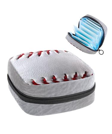 GIAPB Period Bag Sanitary Napkin Storage Bag Period Pouch Travel Makeup Bag Baseball Art Pattern Color1398