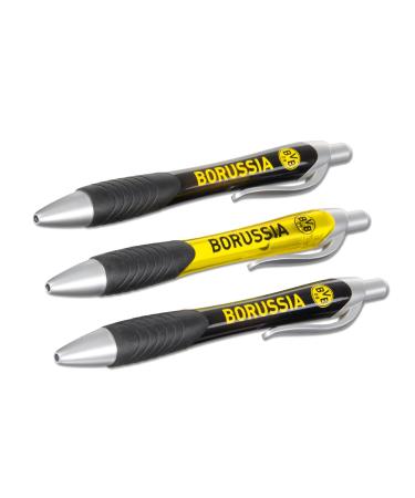 Borussia Dortmund BVB ballpoint pen (set of 3) Single - Buy Online on GoSupps.com