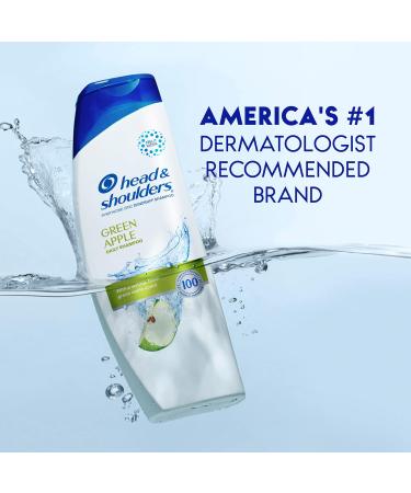 Head and Shoulders Dandruff Shampoo - Green Apple Paraben Free Anti-Dandruff Treatment 12.5 oz - Daily Use for Healthy Scalp - Buy Online on GoSupps.com