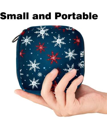 Women s Travel Makeup Organizer - Big Capacity Menstrual Cup & Band Storage - Christmas Chicken Rod Pattern - 1 Count - Buy Online on GoSupps.com