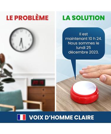 French Talking Clock - Clear Time Announcement in French | Shop Now - Buy Online on GoSupps.com