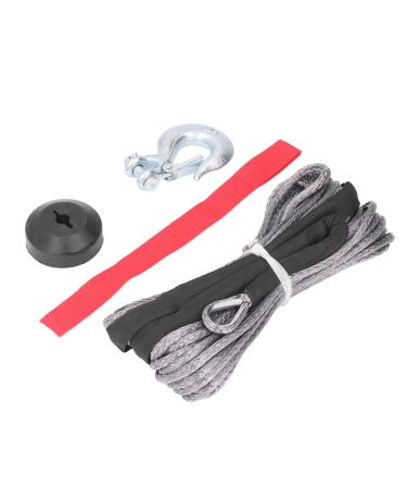 Winch rope kit stainless clevis sling hook Wear-resistant curls maintenance-free