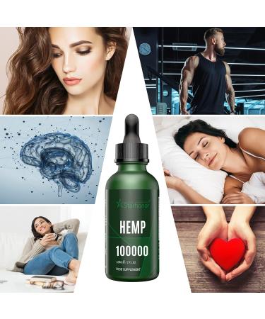 Starrhor High Strength 100000MG Natural Oil with Omega 3-6-9, Non GMO, 60ml - Buy Online on GoSupps.com