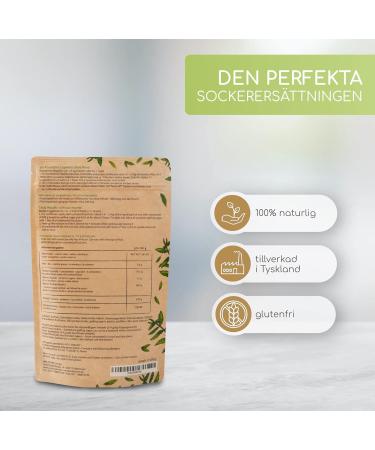 Sweetcare Premium Vegan Sugar Substitute - 100% Calorie-Free Low Carb with Erythritol & Stevia - Made in Germany - 200g (3 Pack) - Buy Online on GoSupps.com