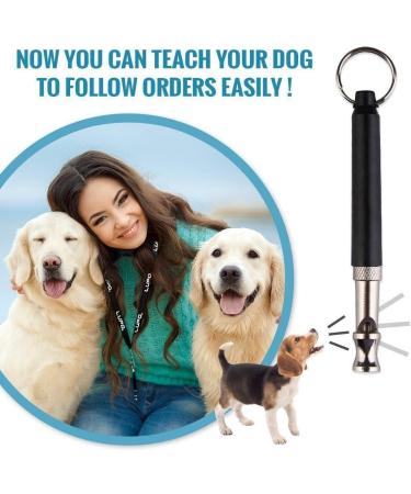 MART Deals LTD Stainless Steel Dog Whistle with Lanyard - Adjustable Frequencies Whistles for Recall and Pet Behavior Control - Neck Strap Dog Training Assistant for Barking Control - Buy Online on GoSupps.com