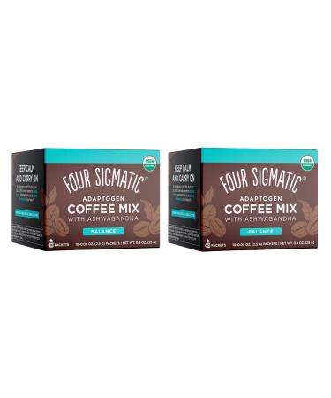 Four Sigma Adaptogen Ashwagandha Coffee, 25g (Pack of 2)
