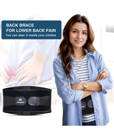 Back Brace for Lower Back Pain - 4 Metal Supports Elastic Bands Breathable Relief for Herniated Disc Sciatica Scoliosis (XXL) - Global Shipping - Buy Online on GoSupps.com