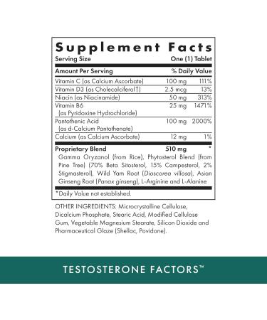 Buy MICHAEL S Health Naturopathic Testosterone Factors - 60 Vegetarian Tablets for Optimal Testosterone Support - Kosher - 90 Servings - International Shipping - Buy Online on GoSupps.com