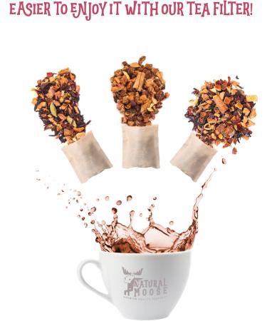 Natural Moose | Premium Loose Leaf Tea | Winter Bundle | Munich "Christkindlmarkt" WinterWonderland "Northpole and Christmas | 3x100g Winter Flavour 3pcs - Buy Online on GoSupps.com