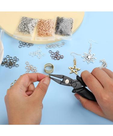 Hotop 1402 Pieces Split Jump Rings Set - MultiColor Jewelry Split Rings with Opener and Plier for DIY Craft Making - Buy Online on GoSupps.com