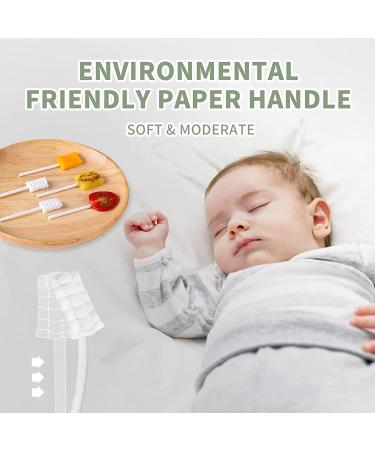 42 Pcs Disposable Baby Toothbrush for Infant & Newborn | Milk Stains & Tooth Decay | Baby Tongue Cleaner | 5-Layer Cotton Swab | 0-12 Month Teething & Oral Care | Little Meerkat - 21 Count (Pack of 2) - Buy Online on GoSupps.com