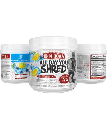 5% Nutrition Rich Piana AllDayYou Shred BCAA Powder | Amino Acid Supplement for Weight Loss | Elite Fat Burning Pre Workout for Energy, Hydration, Endurance & Recovery (Blueberry Lemonade) Blueberry Lemonade (Shred) - Buy Online on GoSupps.com