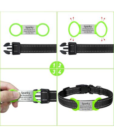Tagme 2 Pack Engraved Dog Tags for Small & Medium Breeds - Customizable Green ID Tags for Dogs & Cats - Buy Online on GoSupps.com