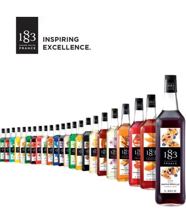 1883 Maison Routin Premium Pistachio Syrup for Cocktails & Mocktails Glass 1L - Buy Online on GoSupps.com