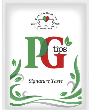 PG Tips Signature Taste Tea Individually Enveloped Black Tea Bags Biodegradeable Refreshing British Classic | 75 Sachets Pack of 75 - Buy Online on GoSupps.com