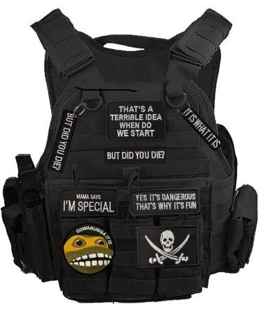 Cowabunga Patch - Tactical Embroidered Morale Patch for Army Gear and Backpacks - Buy Online on GoSupps.com