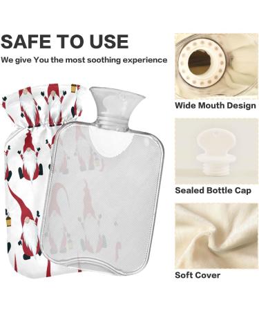 Buy Christmas Elf Hot Water Bottle - 2L Fleece Cover for Hot & Cold Compresses | International Shipping Available - Buy Online on GoSupps.com