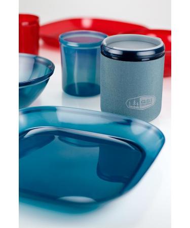 GSI Outdoors Infinity 4 Person Deluxe Table Set - Multicolor, Durable & Break Resistant Plates, Bowls, Mugs & Cups - Buy Online on GoSupps.com