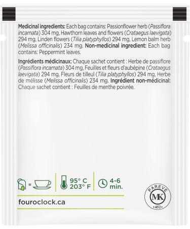 Four O'Clock Herbalist Calm Relax-Plus Herbal Tea Non-Gmo Kosher Gluten-Free 6 Packs of 20 Teabags - Buy Online on GoSupps.com