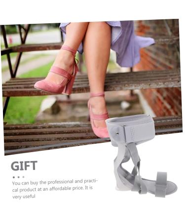 FRCOLOR Foot Immobilizer Drop Foot Brace - Ankle Support Breathable AFO Splint for Men - PVC White Foot Support for Plantar Fasciitis & Household Use - Buy Online on GoSupps.com