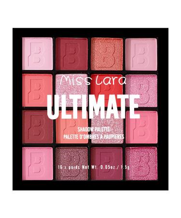 16 Colors Eyeshadow Palette Makeup - Matte and Shimmer Ultimate Shadow High Pigmented Waterproof Long Lasting Eyeshadow Pink Eye Shadow Make Up Present Set