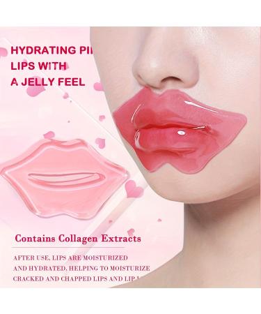 Hydrating Lip Mask with Collagen Moisturizing Lip Care Treatment Natural Ingredients - Buy Online on GoSupps.com