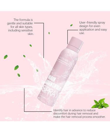 Hair Identifier Spray for Face Shaving and Dermaplaning with 4 Razors Moisturizing Skin Body Care with Razor for Women - Buy Online on GoSupps.com
