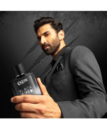 Be'ardo Black Musk Eau De Parfum for Men | Musky Woody Perfume for Men Long Lasting | Gift for men | Mens Perfume | 100ml - Buy Online on GoSupps.com
