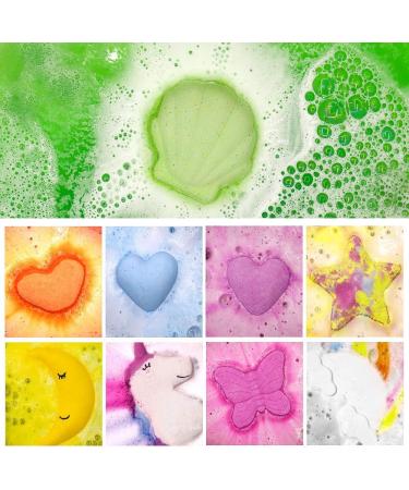Unicorn Rainbow Bath Bombs Gift Set - Handmade Organic Essential Oils Spa Fizz Kit with Surprise Toys for Women, Kids, Girls, Boys - Buy Online on GoSupps.com