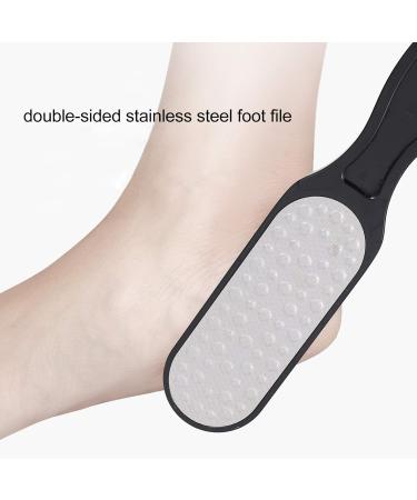 EXCEART Foot Callus Remover Set - 2 Stainless Steel Exfoliating Tools for Pedicure & Dead Skin Removal - Buy Online on GoSupps.com