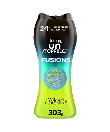 Downy Unstopables Fusions In-Wash Laundry Scent Booster Beads Twilight and Jasmine Scent 2-in-1 All Day Freshness 303 Grams 303 Grams (pack of 1)
