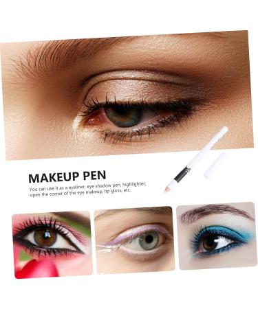 TOVINANNA 48 Pcs Eyeliner Pencil White Silkworm Pen White Eye Liner Eye Brightener Liquid Wooden Pole Cosmetic - Buy Online on GoSupps.com