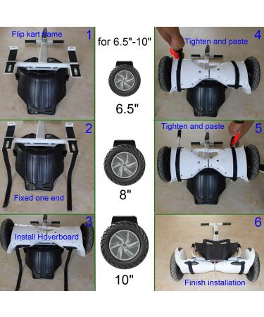 Woyeainy 4 Pack Adjustable Hoverboard Seat Attachment Straps - Kart Accessories Replacement Straps with Wavy Gel - Buy Online on GoSupps.com