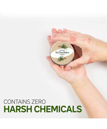 Tea Tree Oil Balm - 100% Natural Cream for Eczema, Psoriasis, Acne & More - Buy Online on GoSupps.com