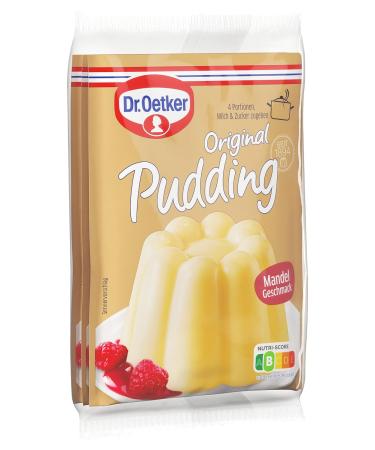 Dr. Oetker Almond Pudding Powder - 9 Pack (3 x 37g) | Delicious Dessert Mix for Special Enjoyment - International Shipping Available - Buy Online on GoSupps.com
