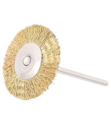 Nail drill cleaning brush Anggrek T-shaped nail drill cleaning brush brass wire-grinding head cleaning brush manicure tool nail drill cleaner