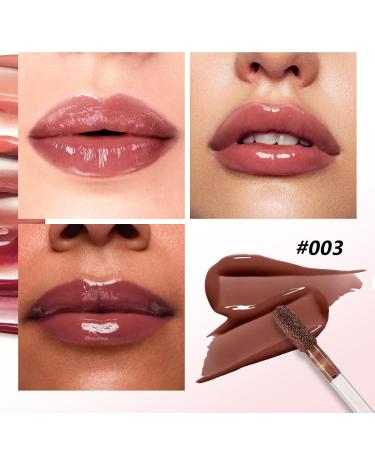Buy #003 Plumping Lip Gloss & Lip Oil - Highly Pigmented Non-Sticky Long-Lasting Moisturizing Lip Balm | International Shipping Available - Buy Online on GoSupps.com