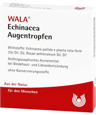 WALA Echinacea Eye Drops - 5 Single Dose Pipettes for Immune Support | Fast Worldwide Shipping - Buy Online on GoSupps.com
