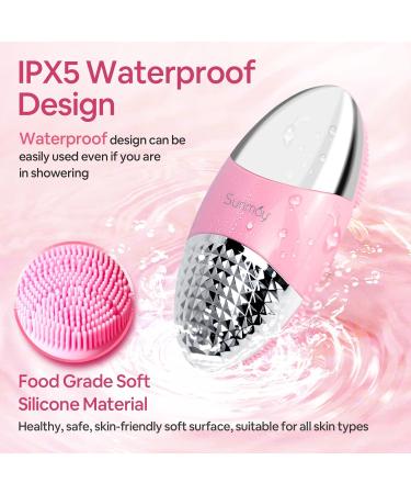 Sunmay Oval Sonic Face Cleaning Brush & Facial Tightening Device - Ion Function All Skin Types - S-Oval Pink - Buy Online on GoSupps.com