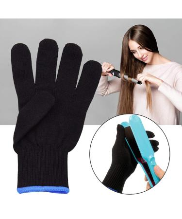 Courti 2PC Heat-Resistant Gloves | Protective Heating Gloves for Curling Iron & Rod | Random Blue Pink Colors - Buy Online on GoSupps.com