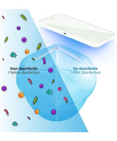 Leicke UV Cell Phone Sterilizer Box | Portable Smartphone Disinfectant & Wireless Charger | Ideal for Masks Gloves Glasses & Jewelry | International Shipping Available - Buy Online on GoSupps.com