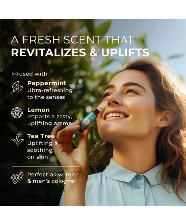 Frankincense Myrrh & Breathe Roll On Set - Essential Oils Aromatherapy Roll On with Essential Oil Set - 2x0.34 fl oz - Gya Labs - Buy Online on GoSupps.com