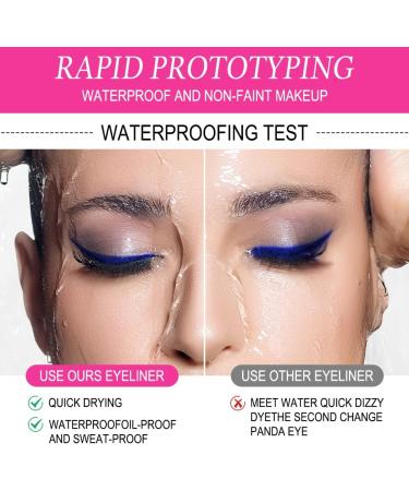  LOPHE Liquid Eyeliner Set of 12 Rainbow Color Matte Finish Durable and Waterproof Stain Resistant Perfect for Christmas and Masquerade Ball - Buy Online on GoSupps.com