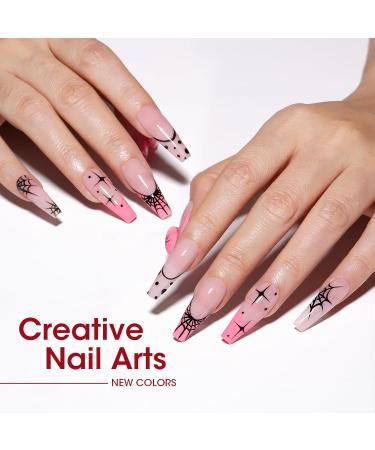 Gellen 6 Colors Red Gel Polish Set - Valentines Gift Soak Off UV Nail Art French Tip Polish - Rose Pink Jelly Gel - Buy Online on GoSupps.com