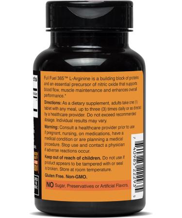 21st Century Full Fuel 365 L-Arginine 1000mg 90 Count Amino Acid Supplement for Muscle Blood Flow & Endurance Support Non-GMO Gluten Free - Buy Online on GoSupps.com