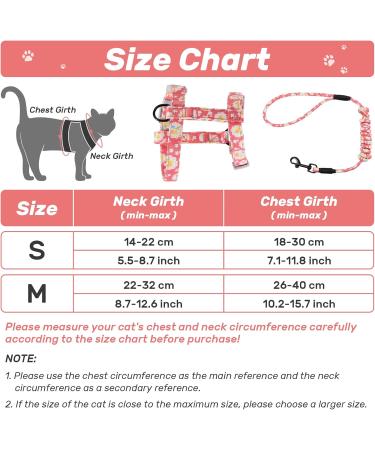 Petom Flower Pattern Cat Dishes & Leash Set | Round Lanyard for Cats - Shop Internationally! - Buy Online on GoSupps.com