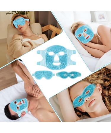 Xeerun Cooling Eye Mask - 4 Piece Gel Masks for Dark Circles & Swollen Eyes | Reusable Ice Masks for Instant Relief - Buy Online on GoSupps.com